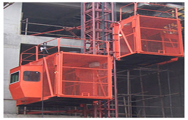 Painted  / Hot Galvanized Handling Machine Construction Passenger Hoist SC100 / 100