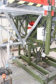 Outside Wall Painted Mast Climbing Work Platform  Rack and Pinion 3 phase  Washing